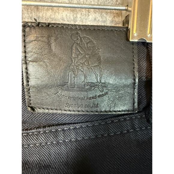 SYOAIYA x BLUE IN GREEN JAPAN Selvedge Handmade Dark Blue Jeans Straight W33 - Picture 7 of 11